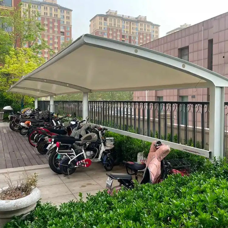 佳县膜结构电动车棚